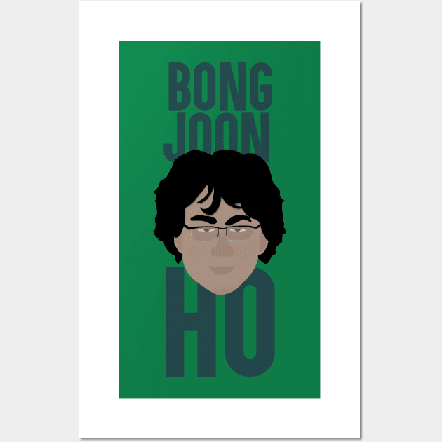 Bong Joon Ho Head Wall Art by JorisLAQ